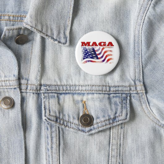 MAGA-US Flagge Button (Beispiel)