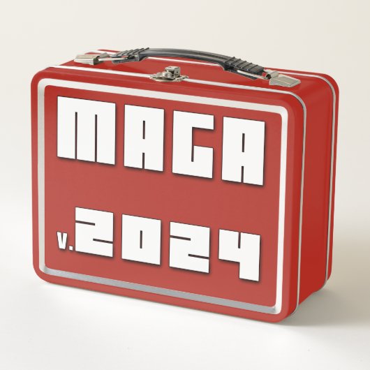 MAGA v.2024 Metall Brotdose (Vorderseite)