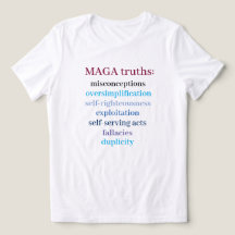 MAGA-Wahrheiten anti-MAGA-Botschaft