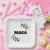MAGA Weihnachts-Party-Teller Pappteller (Party)