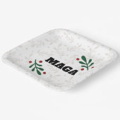 MAGA Weihnachts-Party-Teller Pappteller (Gewinkelt)