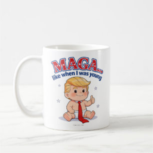 MAGA … wie damals, als ich jung war - Kaffeetasse