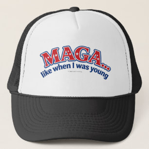 MAGA … wie damals, als ich jung war - Truckerkappe