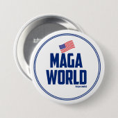 MAGA World Button (Vorne & Hinten)