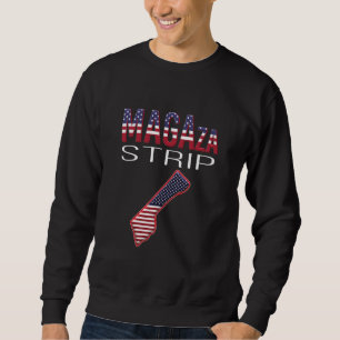 MAGA-ZA-Streifen Riviera im Nahen Osten Sweatshirt