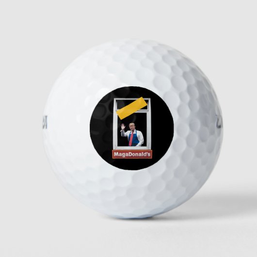 MAGADonald's Trump 2024 Golfball (Vorderseite)