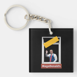 MAGADonald's Trump 2024 Schlüsselanhänger