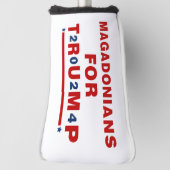 Magadonianer für Trump 2024 Red Blue Star Golf Headcover (Rotieren 90)