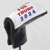 Magadonians für Trump 2024 Red Blue Golf Headcover (3/4 Vorderseite)