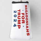 Magadonians für Trump 2024 Red Blue Golf Headcover (Rotieren 90)