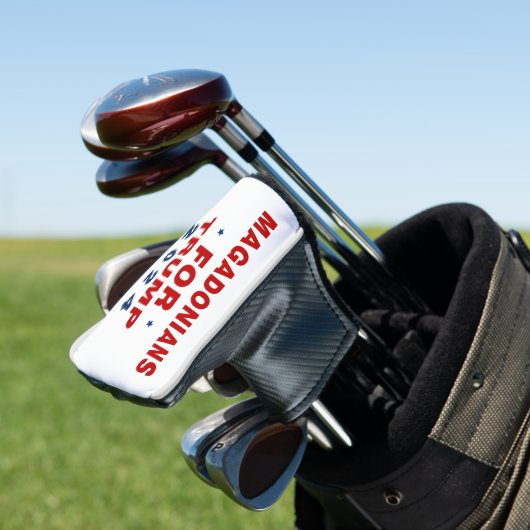 Magadonians für Trump 2024 Red Blue Golf Headcover (In Situ)