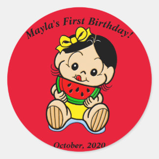 Magali Runder Aufkleber