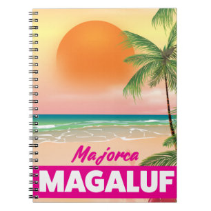 Magaluf Mallorca Strandpromenade Notizblock