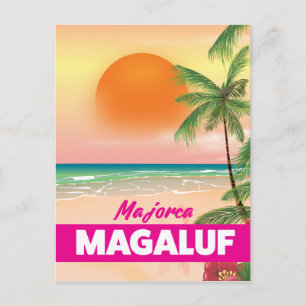 Magaluf Mallorca Strandpromenade Postkarte