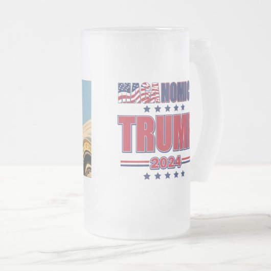 Maganomics Trump 2024 Mattglas Bierglas (VorderseiteRechts)