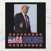 Maganomics Trump 2024 Weinetikett (Einzelnes Label)