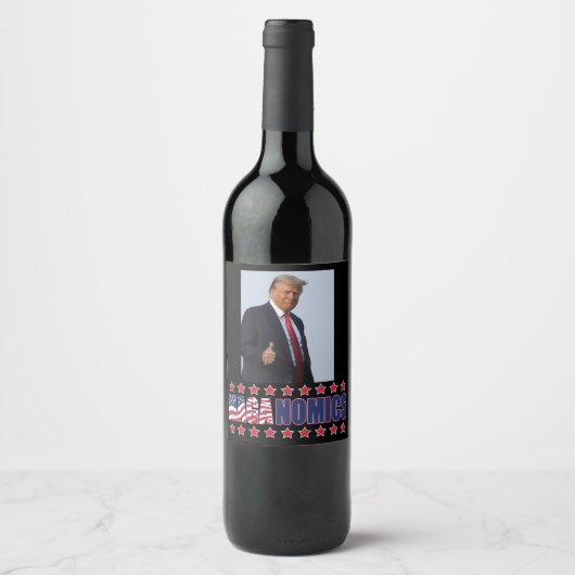 Maganomics Trump 2024 Weinetikett (Vorderseite)