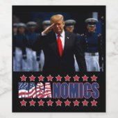 Maganomics Trump 2024 Weinetikett (Einzelnes Label)