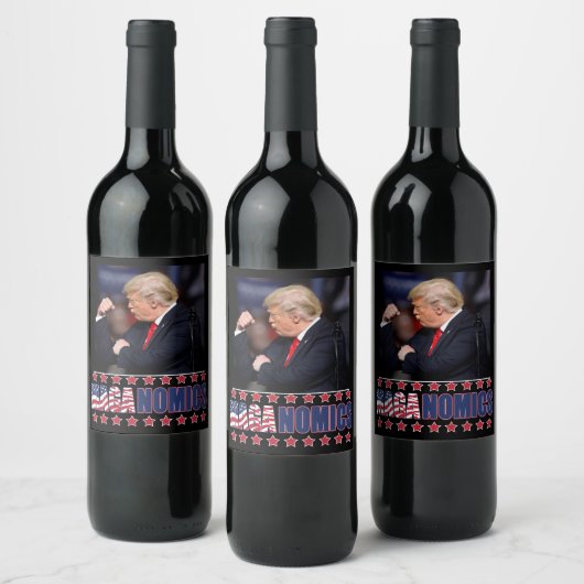 Maganomics Trump 2024 Weinetikett (Flaschen)
