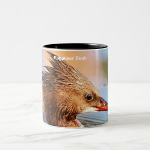 Maganser Ente Zweifarbige Tasse