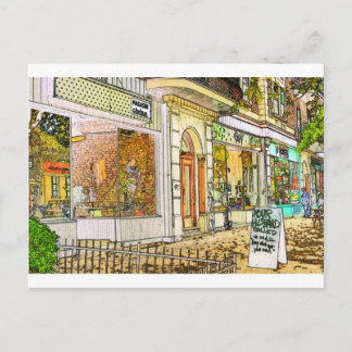 Magasin General über Sherbrooke Postkarte