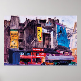 Magasins de Paris en 1930 Poster