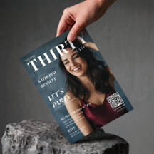 Magazin-Coverfoto 30. Geburtstagsfeier QR-Code