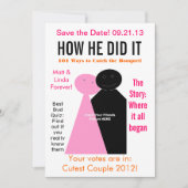 Magazin Edition Save the Date (Vorderseite)