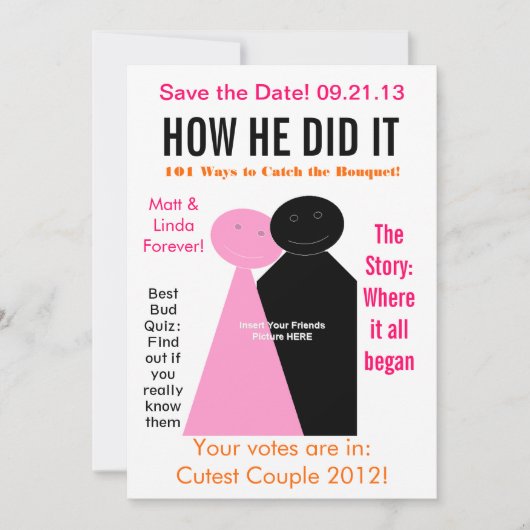 Magazin Edition Save the Date (Vorderseite)