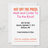 Magazin Edition Save the Date (Rückseite)