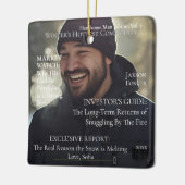 Magazin-Ehemann "Winter's Hottest Commodity" Keramikornament (Links)