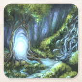 Magazin Rechteckiger Pappuntersetzer (Vorderseite)