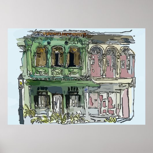 Magazin Street Poster (Vorne)