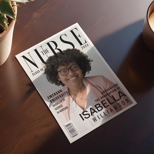 Magazin "Trendy Nursing School Graduate Foto" Ankündigung