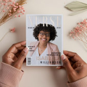 Magazin "Trendy Nursing School Graduate Foto" Folieneinladung