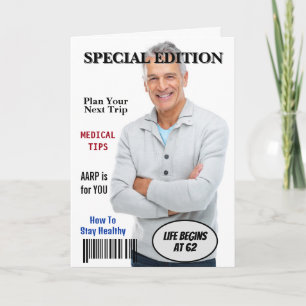 Magazincover zum 62. Geburtstag Karte