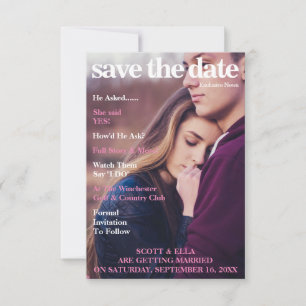 MAGAZINDECKUNG Datum freihalten Save The Date