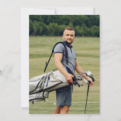 Magazine 30 Mens Golf 30 Golfer Geburtstag Einladung (Rückseite)