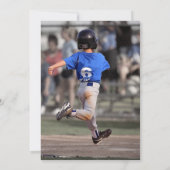 Magazine Celebrity Baseball Geburtstagsparty Foto Einladung (Rückseite)