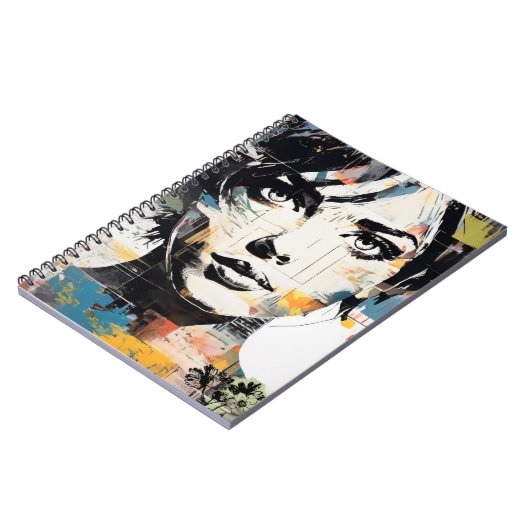 Magazine Collage | Notebook Notizblock (Linke Seite)