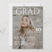 Magazine Cover Abschluss Invasion, Magazine Einladung (Vorderseite)