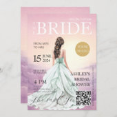 Magazine Cover Bridal Dusche Einladung (Vorne/Hinten)