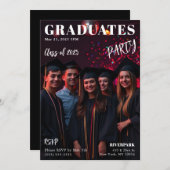 Magazine Cover Einladung (Vorne/Hinten)