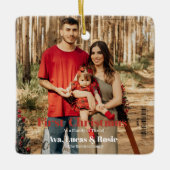 Magazine Cover First Christmas als eine wachsende Keramikornament (Vorderseite)