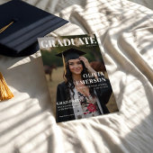 Magazine Cover Foto Abschluss Einladung