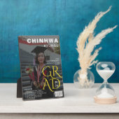 Magazine Cover Foto Abschluss Keepake Fotoplatte (Seite)