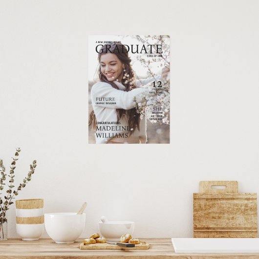 Magazine Cover Foto Abschluss Poster (Küche)