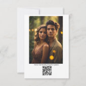 Magazine Cover Save the Date Foto Einladung (Rückseite)