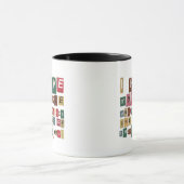 MAGAZINE CUT LETTERS TASSE (Zentrum)