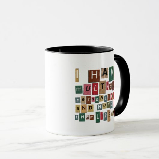 MAGAZINE CUT LETTERS TASSE (VorderseiteRechts)